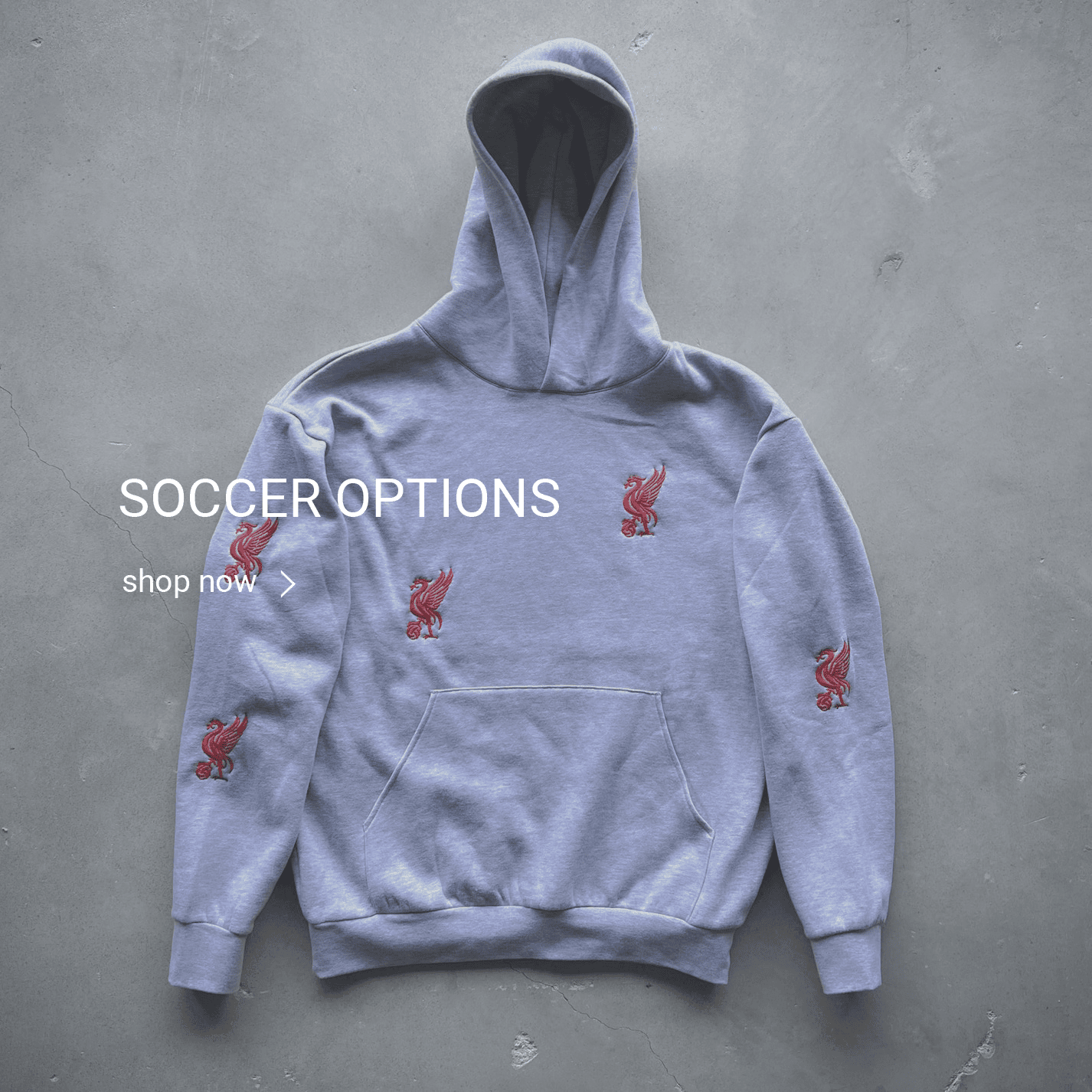 Custom 5 Spot HOODIE embroidered - Soccer options