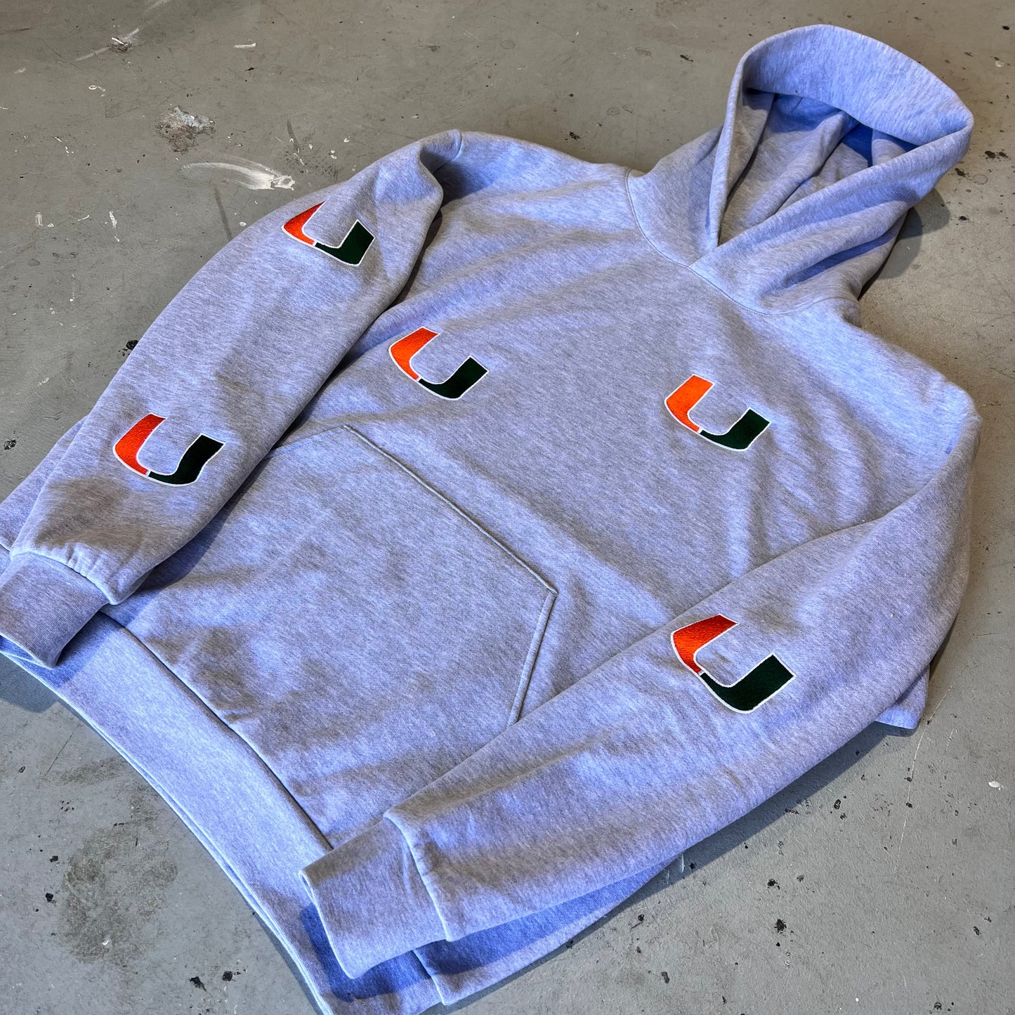 Custom 5 Spot HOODIE embroidery - ALL COLLEGE options