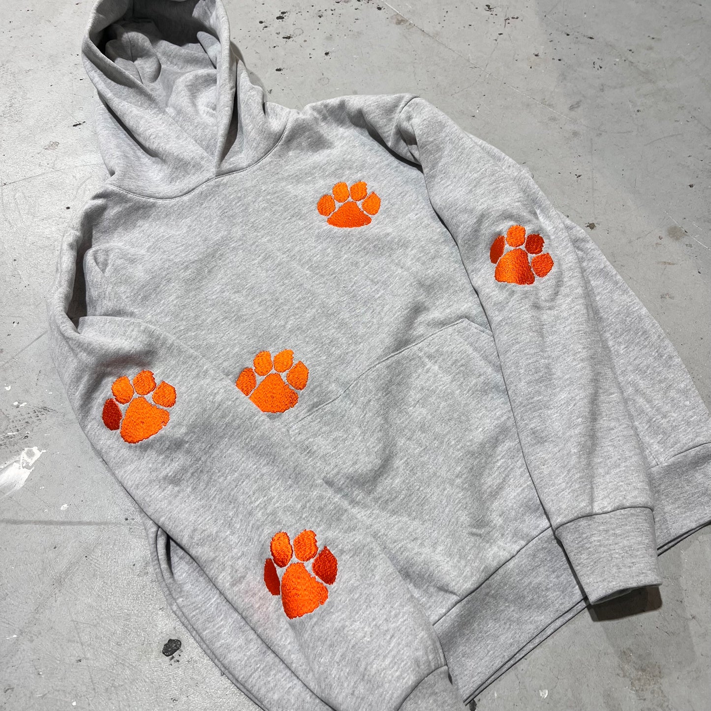 Custom 5 Spot HOODIE embroidery - ALL COLLEGE options