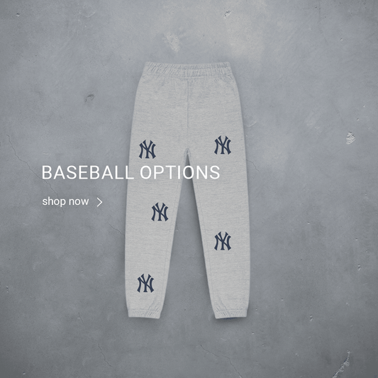 Custom 5 Spot Sweatpant embroidery - MLB options