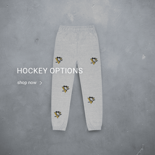 Custom 5 Spot Sweatpant embroidery - Hockey Options